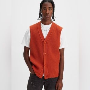 NWT Levi’s Rincon Button-Down Sweater Vest